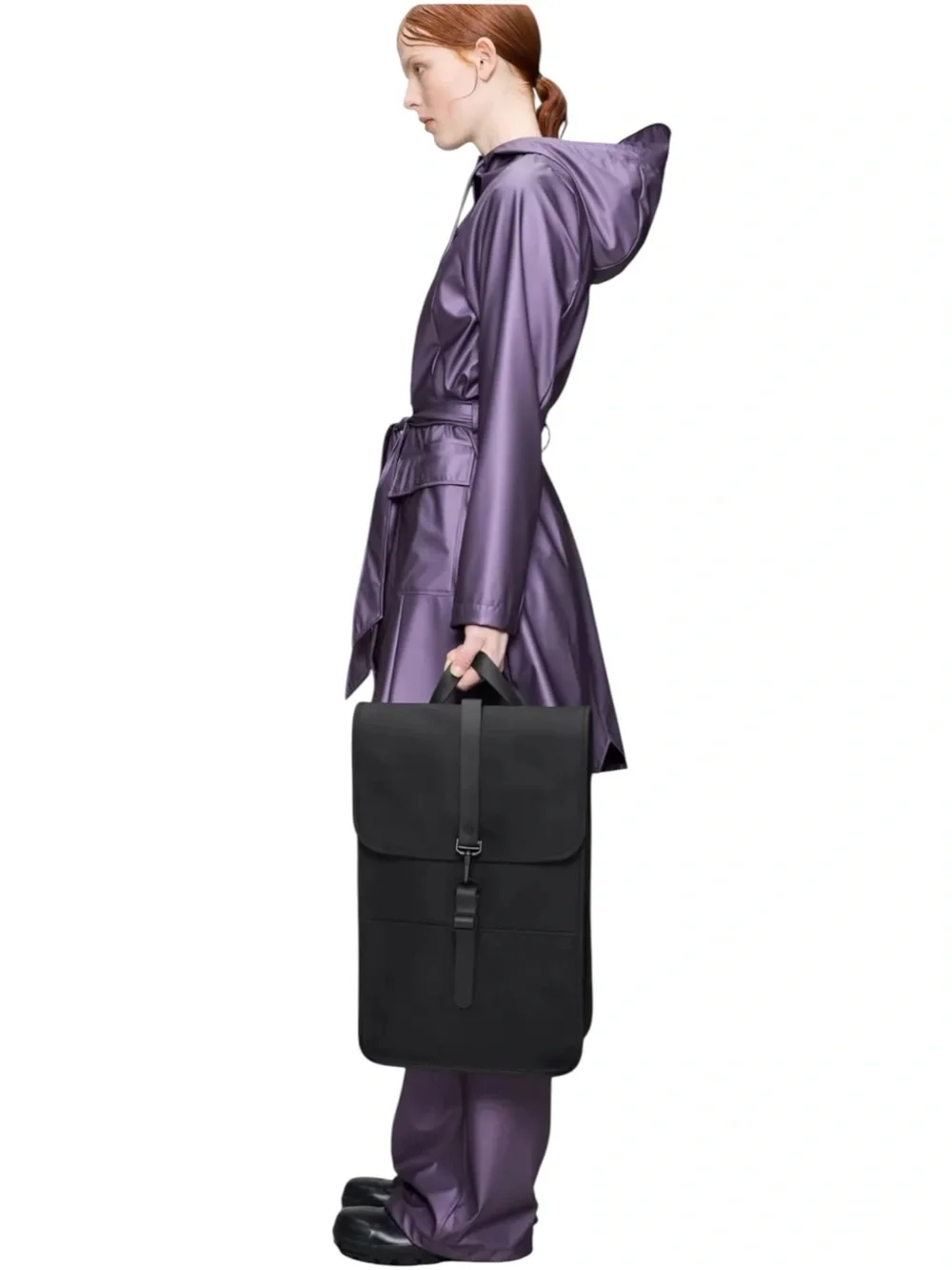 Rains Backpack Black Style 13000 W3 NWT Sealed